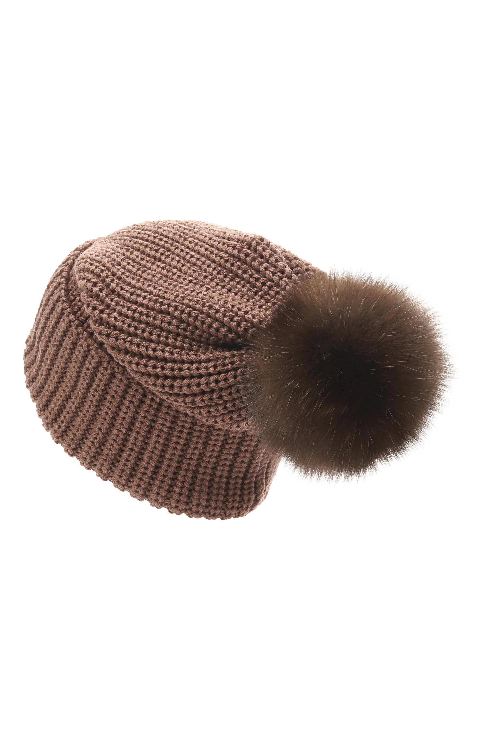 Шерстяная шапка с отделкой из соболя BLACK SABLE, арт. BS-47CC10, фото 2