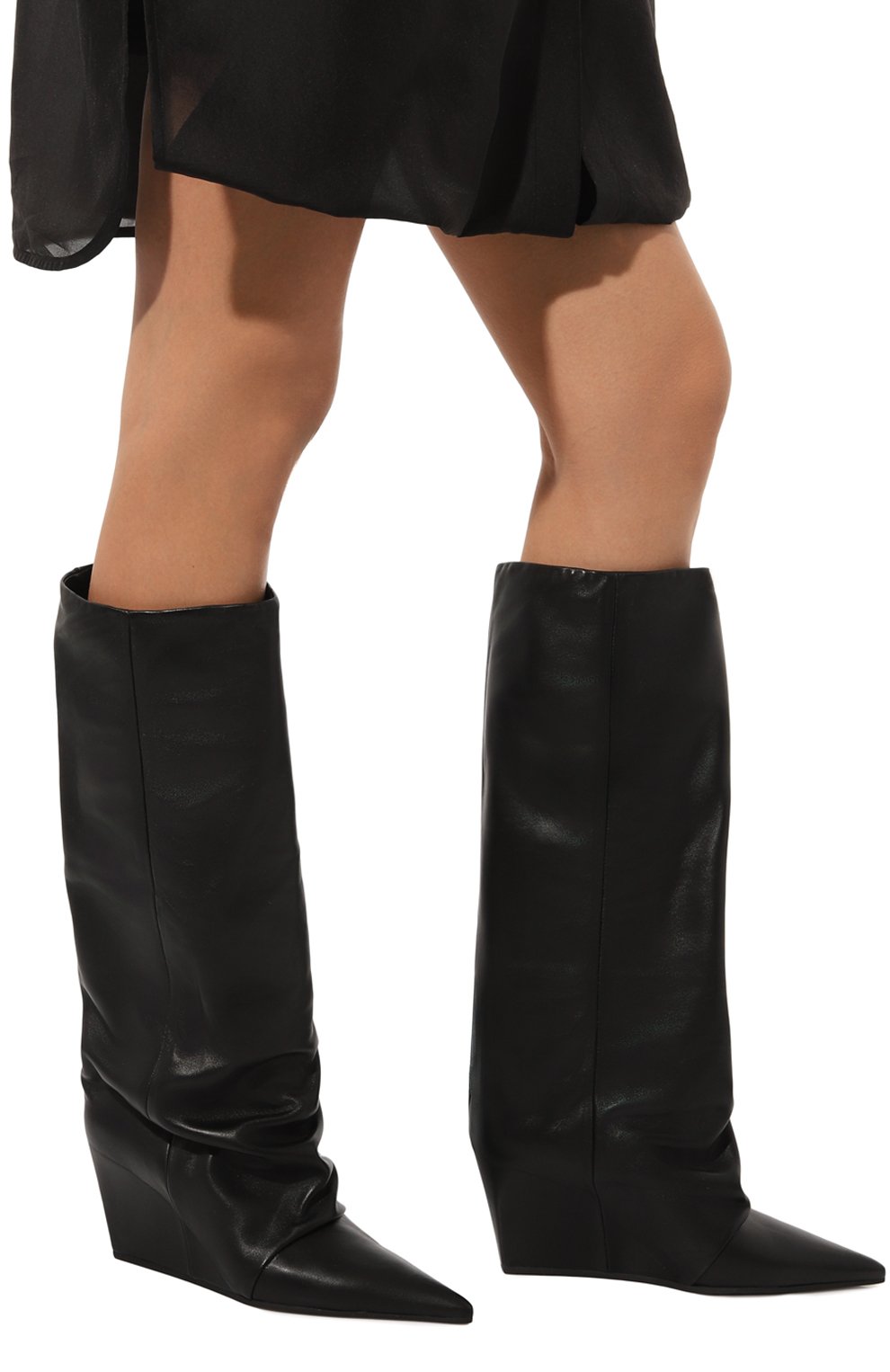 Кожаные сапоги cocoon VIC MATIE, арт. 1F2554D_F16F010101, фото 3