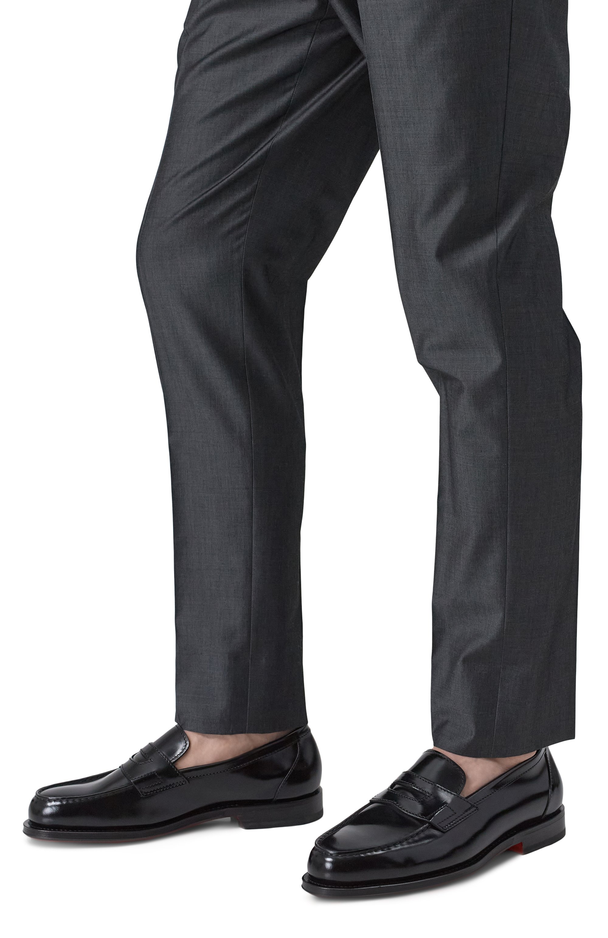 Кожаные пенни-лоферы quentin SANTONI, арт. MCQG18143PD5SHRBN01, фото 3