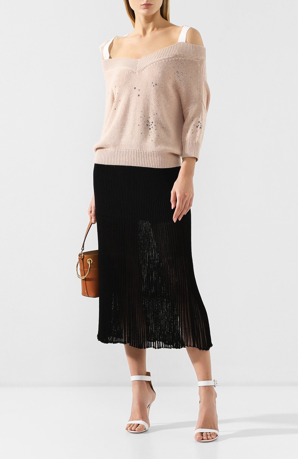 Пуловер из смеси шерсти и вискозы REDVALENTINO, арт. RR3KCA69/BSV, фото 2