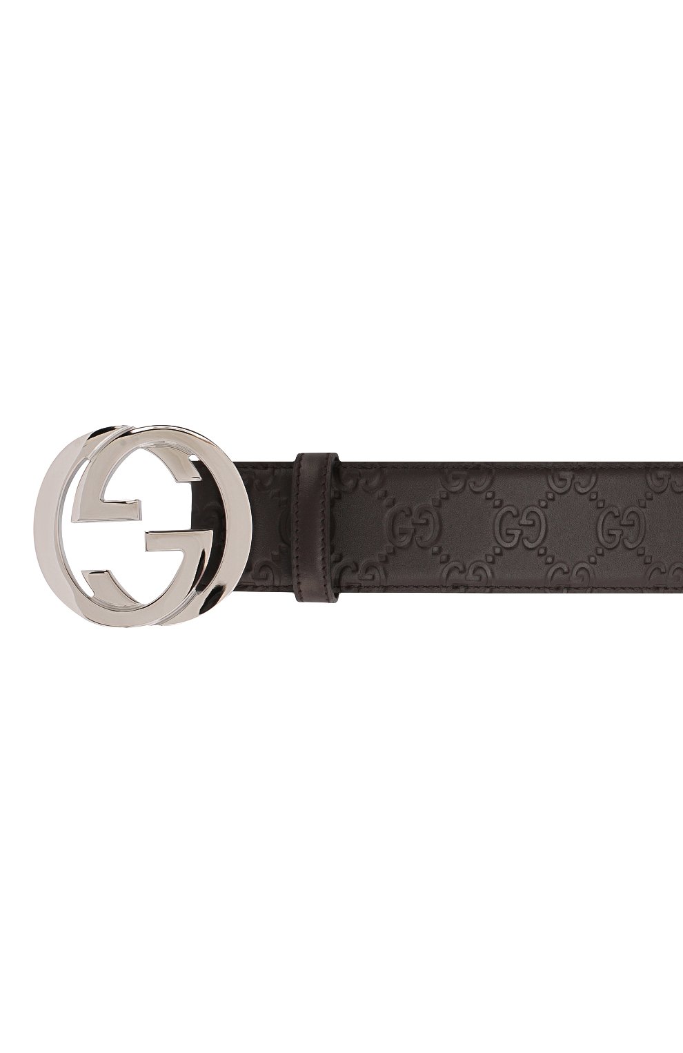 Кожаный ремень signature GUCCI, арт. 411924/CWC1N, фото 3