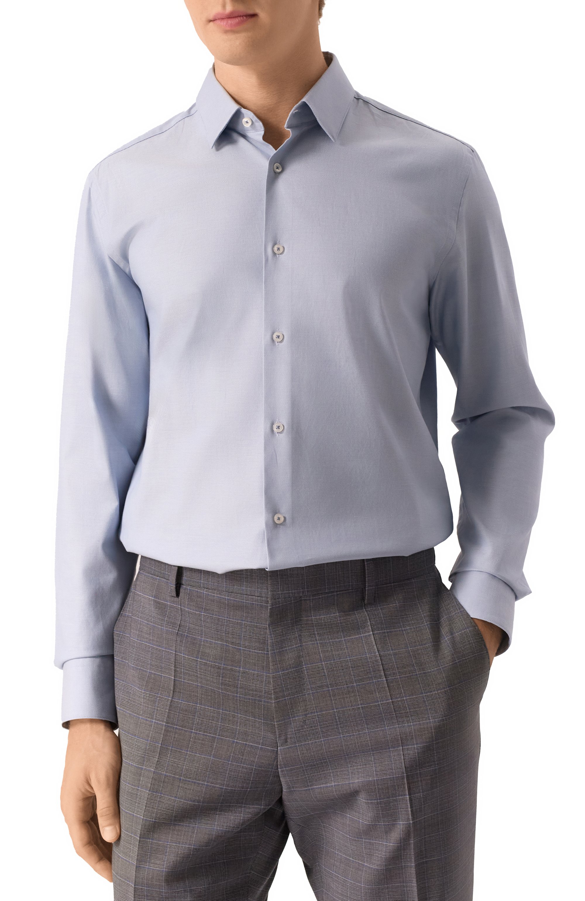 Хлопковая сорочка BOSS, арт. 50520548, фото 3