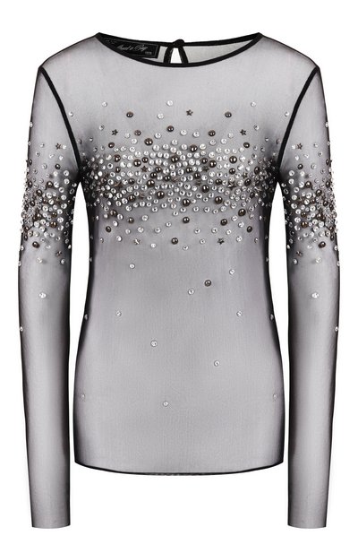 Женский топ с отделкой стразами ERIKA CAVALLINI, арт. P5W001