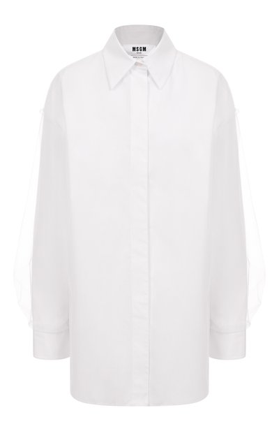 Женская хлопковая рубашка MSGM, арт. 3942MDE02/257602