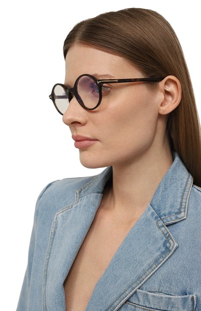 Оправа TOM FORD коричневого цвета по цене 39950 руб., арт. TF5834-B 052, фото 2 Оправа TOM FORD, арт. TF5834-B 052, фото 2