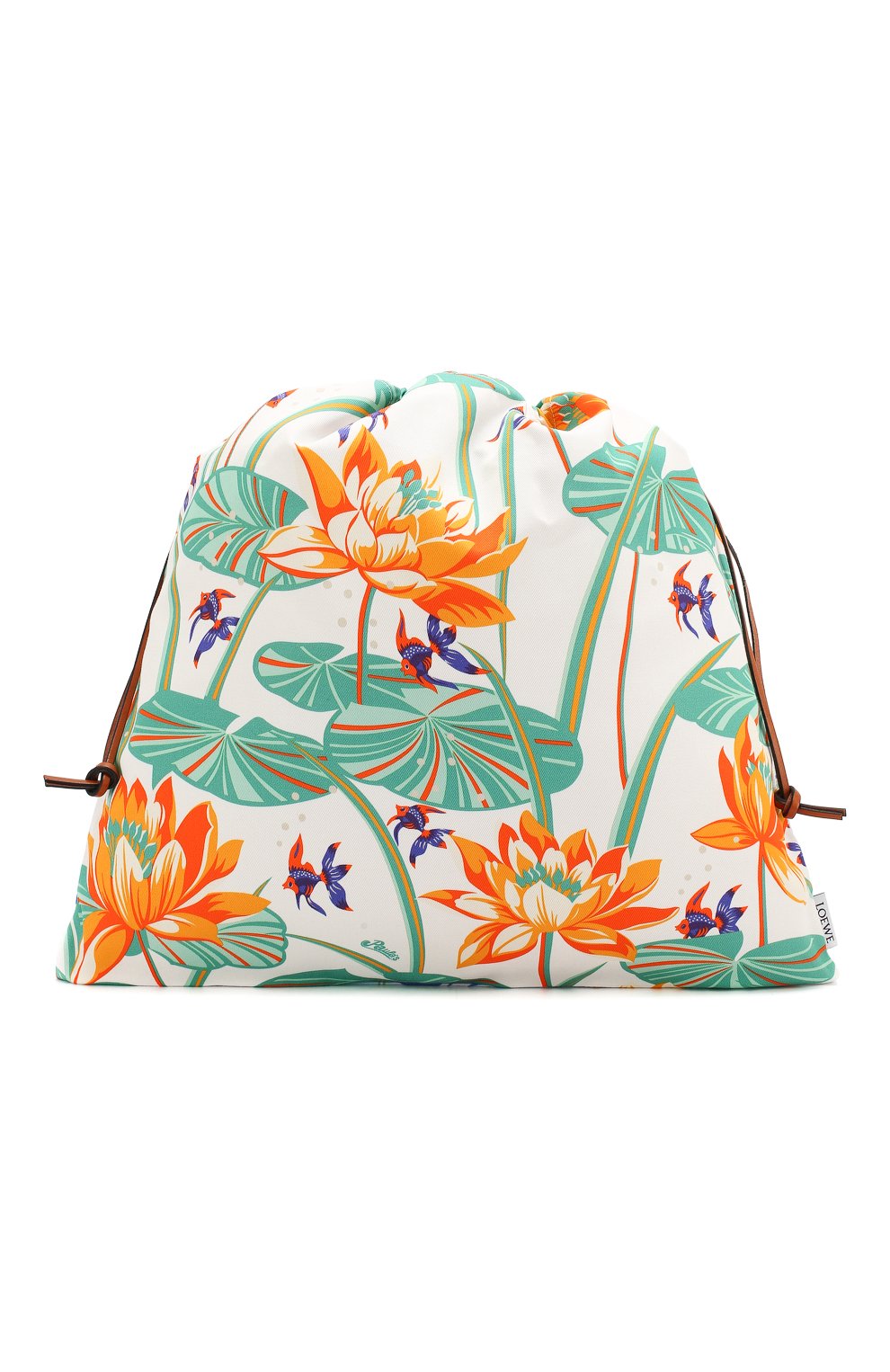 Сумка drawstring loewe x paula's ibiza LOEWE белого цвета по цене 33400 руб., арт. C822086X01, фото 6 Сумка drawstring loewe x paula's ibiza LOEWE, арт. C822086X01, фото 6