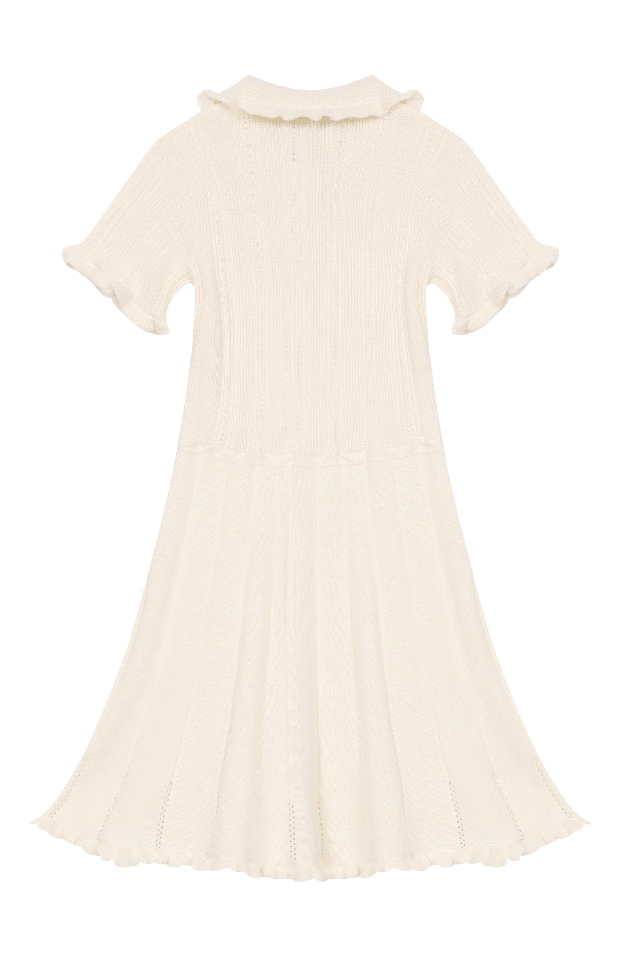 Платье из хлопка и кашемира BONPOINT, арт. S06GDRK00003/10A-12A, фото 2