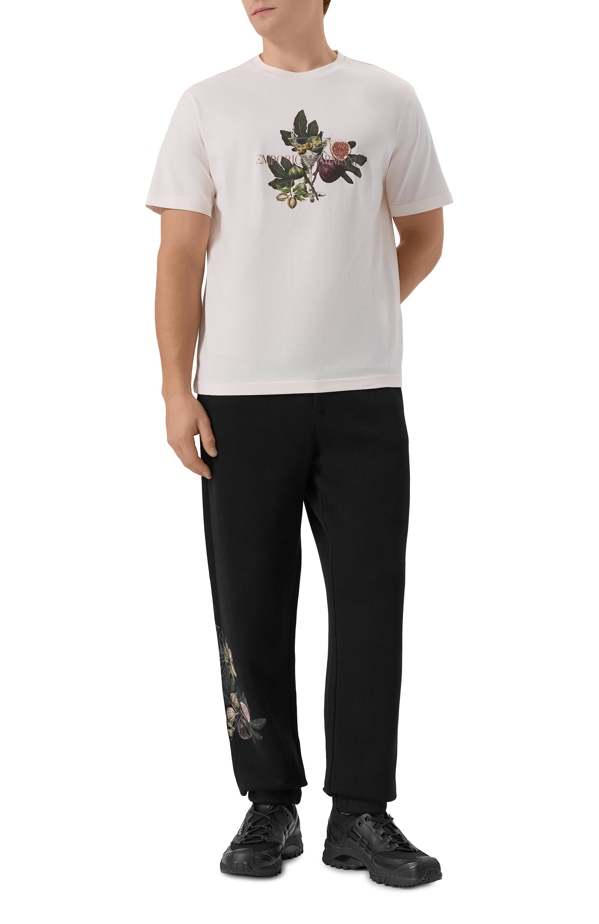 Хлопковые джоггеры EMPORIO ARMANI, арт. EM003610/AF19417, фото 2