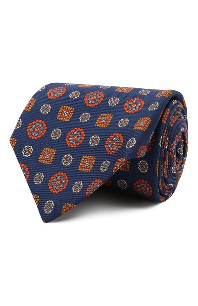 Мужской шелковый галстук KITON, арт. UCRVKAC04G2802000/MTM/0019836