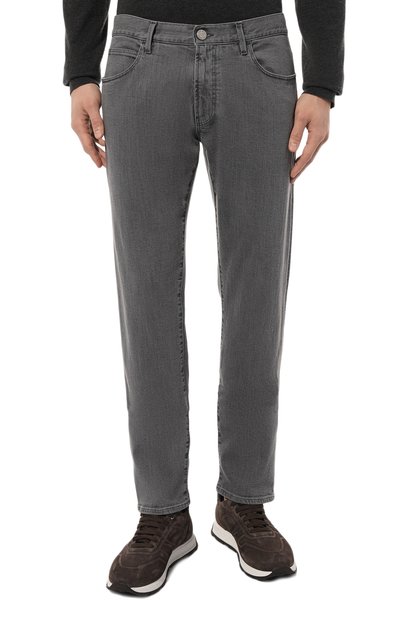 Джинсы GIORGIO ARMANI светло-серого цвета по цене 58850 руб., арт. 3LSJ15/SD2IZ, фото 3 Джинсы GIORGIO ARMANI, арт. 3LSJ15/SD2IZ, фото 3