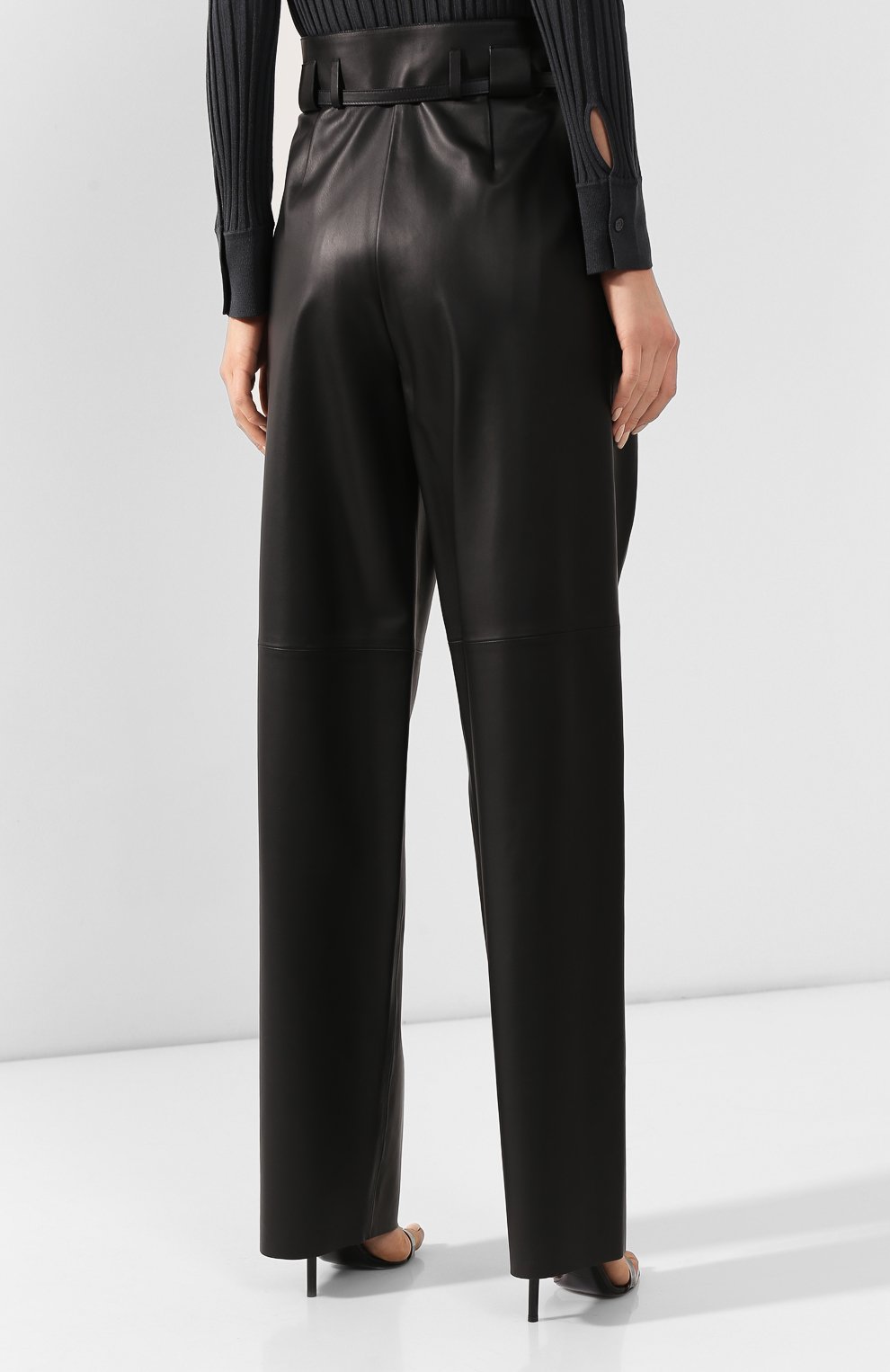 Кожаные брюки FENDI, арт. FPP896 NBA, фото 4