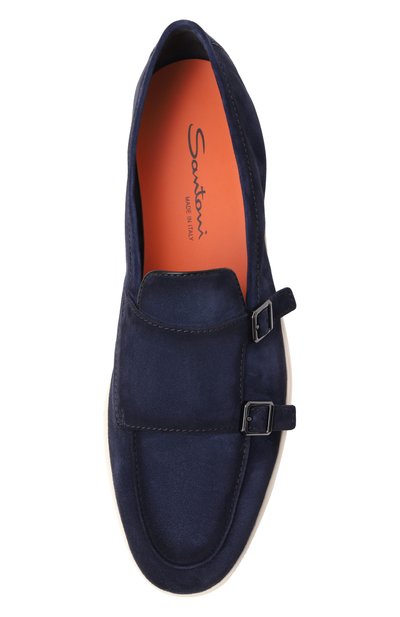 Замшевые монки malibu SANTONI, арт. MGAG19006TICSEAA, фото 5