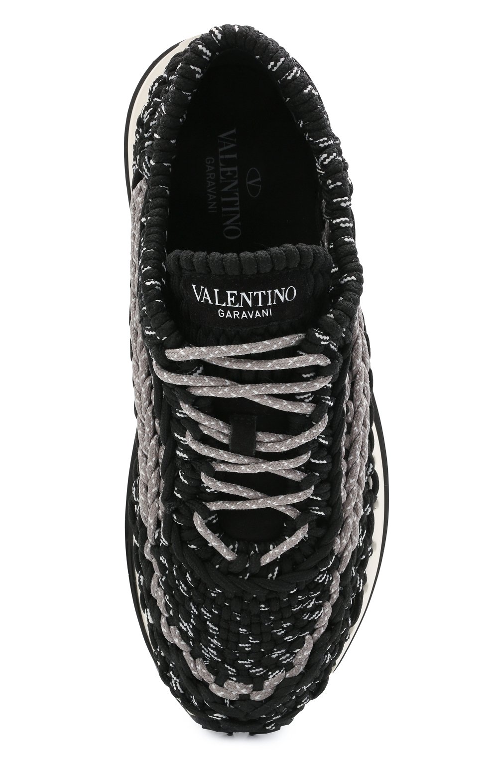 Текстильные кроссовки crochet VALENTINO, арт. VY0S0E41/ZXB, фото 5