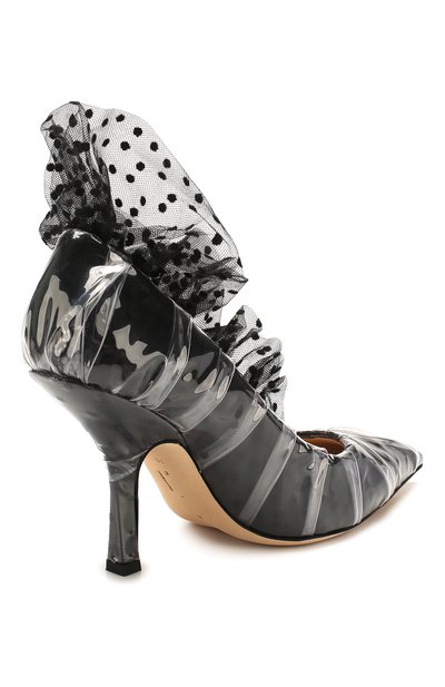 Текстильные туфли MIDNIGHT черного цвета по цене 89950 руб., арт. V25015TSJ, фото 4 Текстильные туфли MIDNIGHT, арт. V25015TSJ, фото 4