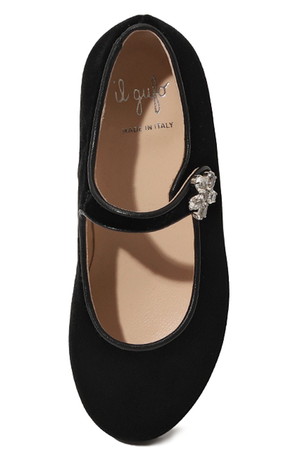 Балетки IL GUFO черного цвета по цене 27550 руб., арт. A23XG285VELLT/27-30, фото 4 Балетки IL GUFO, арт. A23XG285VELLT/27-30, фото 4