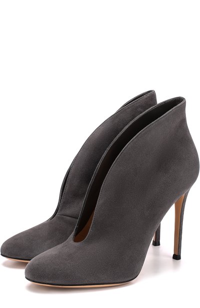 Замшевые ботильоны vamp GIANVITO ROSSI, арт. G29450.15RIC.CAS, фото 1
