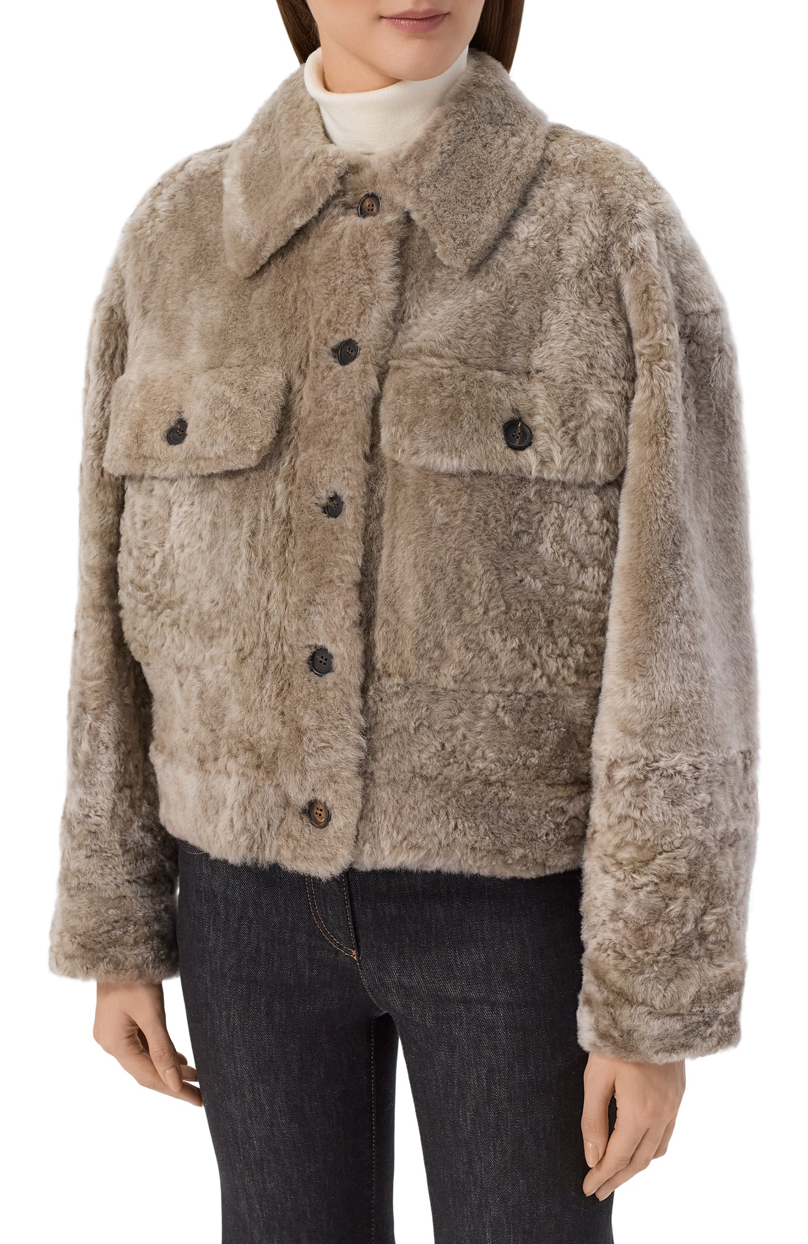 Дубленка из овчины BRUNELLO CUCINELLI, арт. MPMBP7607P, фото 3