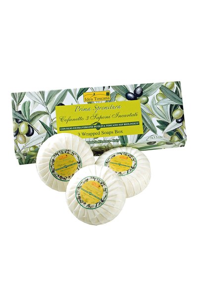 Женского набор традиционного марсельского мыла prima spremitura в подарочной упаковке (3х100g) IDEA TOSCANA, арт. 30201