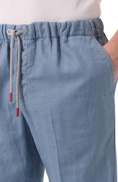 Брюки изо льна и хлопка KITON, арт. UPR003LK0636F04, фото 5