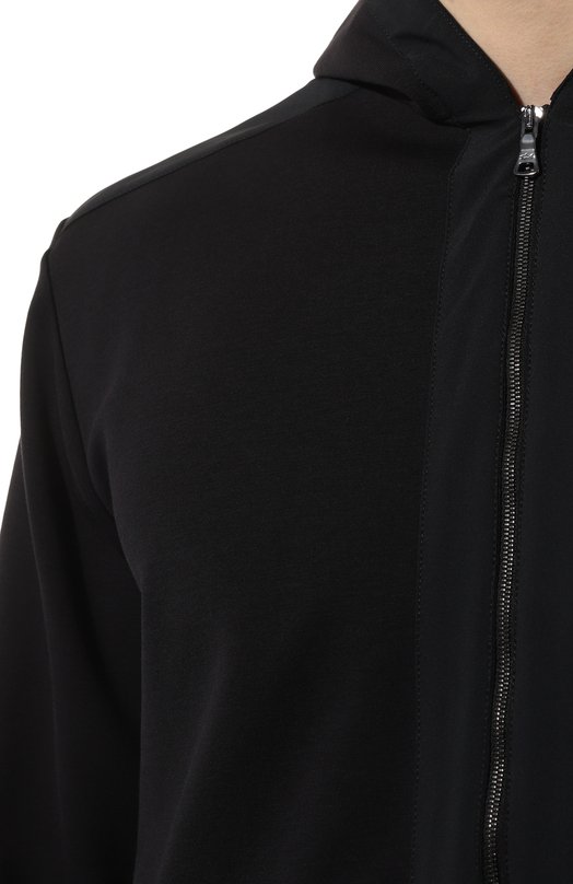 Хлопковая толстовка Paul&Shark 25411865/XL Чёрный  25411865/XL Фото 5