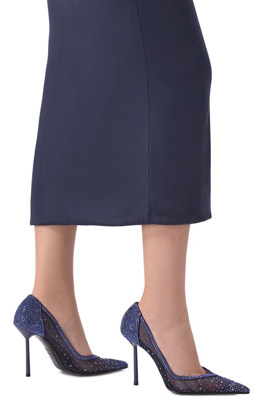 Текстильные туфли Nicole 100 Le Silla 4191E090BXPPGSM Синий  4191E090BXPPGSM Фото 2