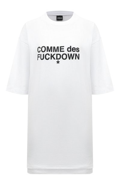 Хлопковое платье COMME DES FUCKDOWN, арт. CFABW00013, фото 1