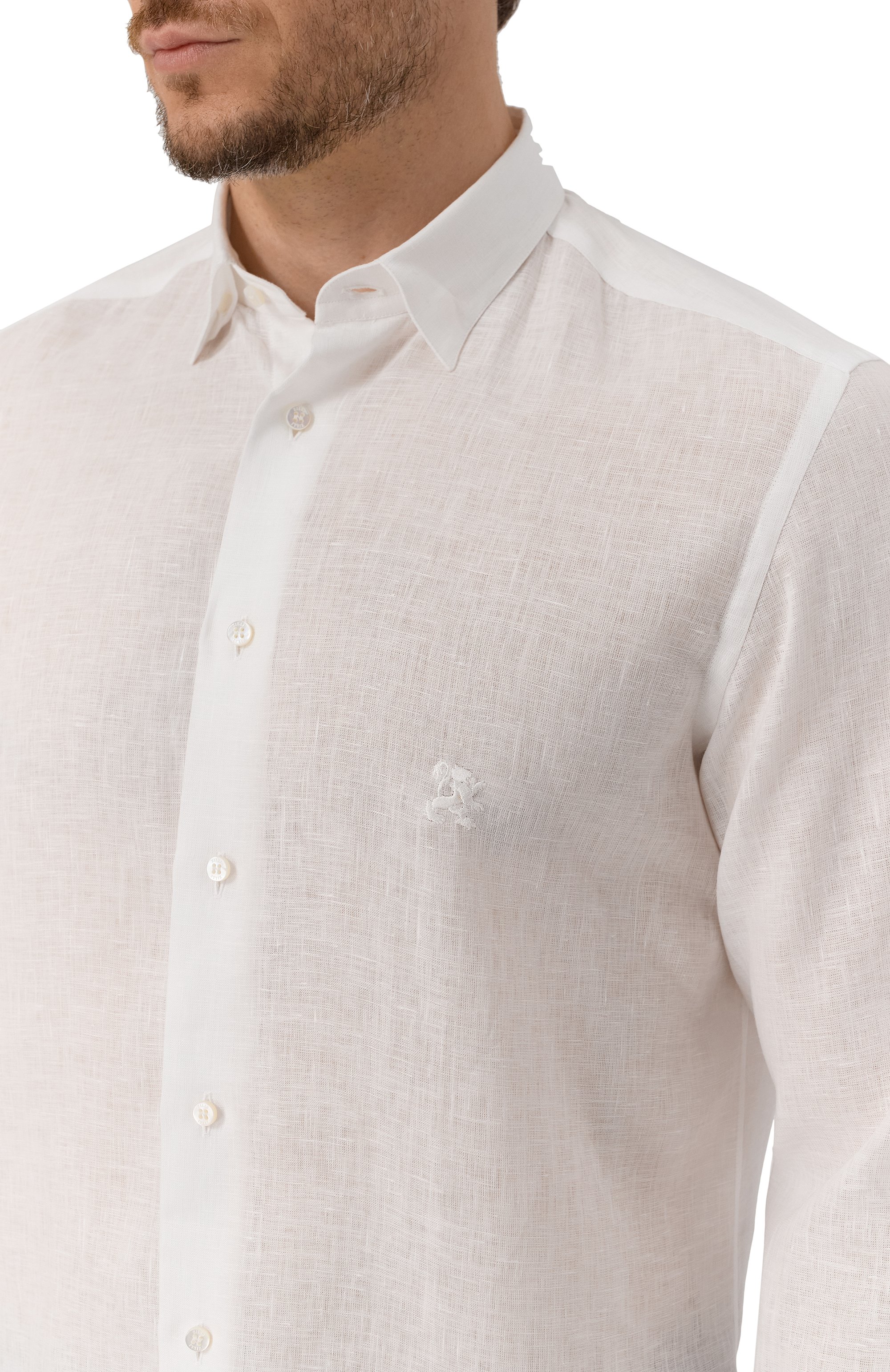 Льняная рубашка ZILLI, арт. LINAS1M080013123U, фото 5