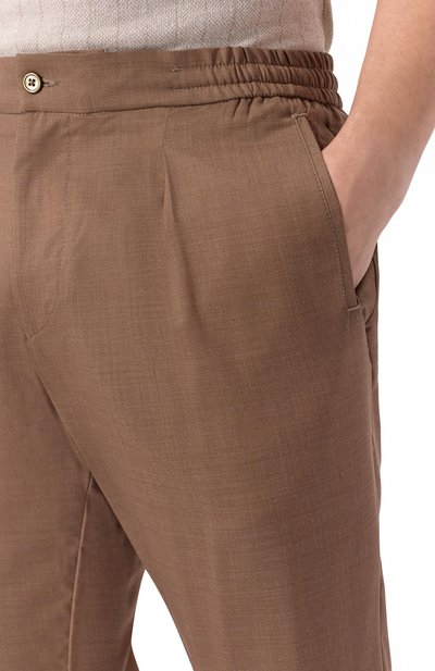 Брюки из шерсти и шелка MARCO PESCAROLO, арт. CHIAIA/5122, фото 5