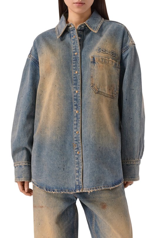 Джинсовая рубашка Ksubi WFA25SH006 Синий  WFA25SH006 Фото 3
