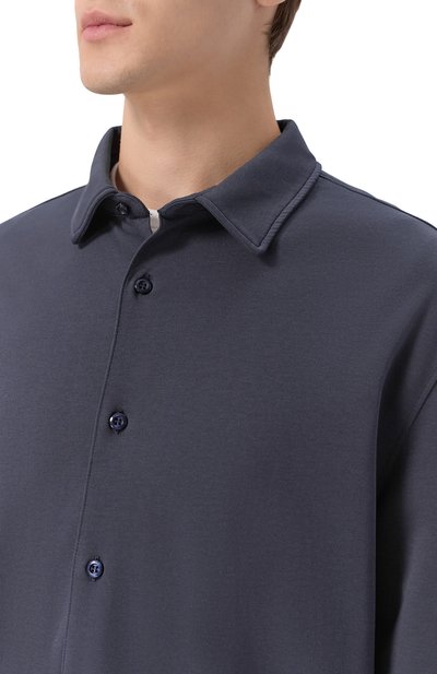 Рубашка BOGNER темно-синего цвета по цене 23700 руб., арт. 58079784, фото 5 Рубашка BOGNER, арт. 58079784, фото 5