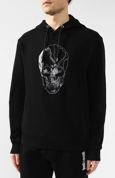 Хлопковое худи JUST CAVALLI, арт. S03GU0058/N25189, фото 3