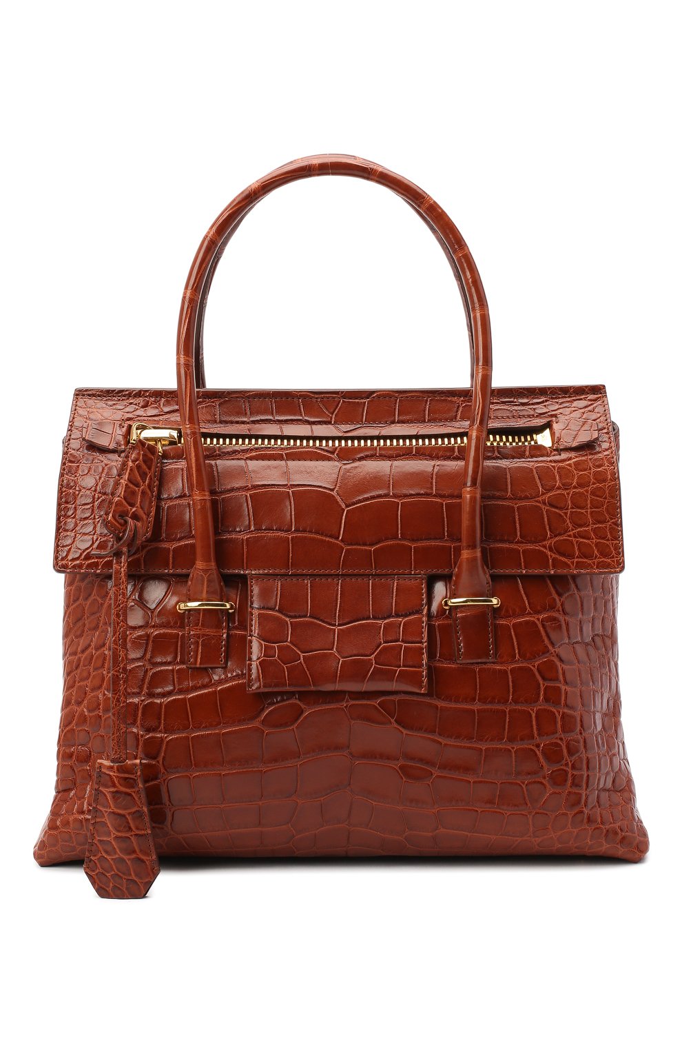 Сумка-тоут icon medium из кожи аллигатора TOM FORD, арт. L0683T/CSY, фото 1