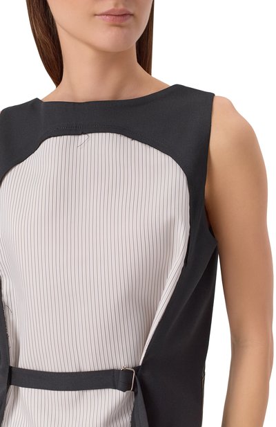 Жилет из шерсти и вискозы LES ARCHIVES, арт. LA_034СО, фото 5