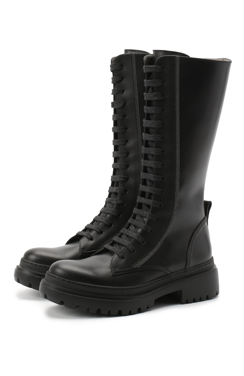 Кожаные сапоги BRUNELLO CUCINELLI, арт. MZBSC1893P, фото 1