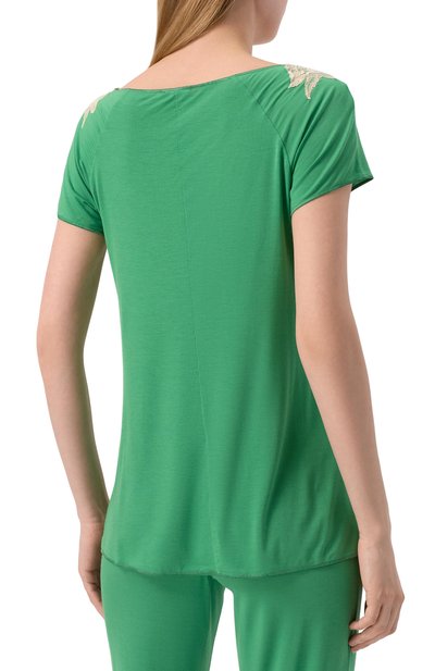 Пижама GIANANTONIO PALADINI зеленого цвета по цене 43950 руб., арт. SP03/6, фото 4 Пижама GIANANTONIO PALADINI, арт. SP03/6, фото 4