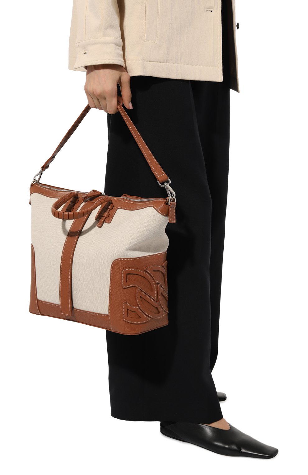 Сумка c-style CASADEI светло-бежевого цвета по цене 83050 руб., арт. 3W422X0000CSTPN2608, фото 2 Сумка c-style CASADEI, арт. 3W422X0000CSTPN2608, фото 2