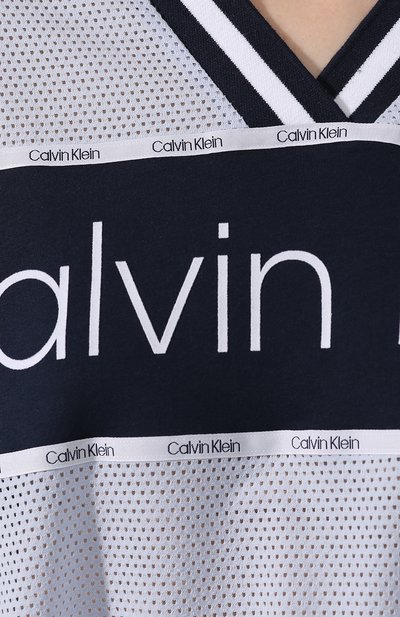 Сорочка CALVIN KLEIN черно-белого цвета по цене 5735 руб., арт. QS6231E, фото 5 Сорочка CALVIN KLEIN, арт. QS6231E, фото 5