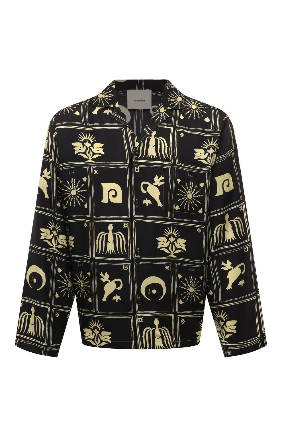 Шелковая рубашка NANUSHKA, арт. NM24PFSH01499, фото 1