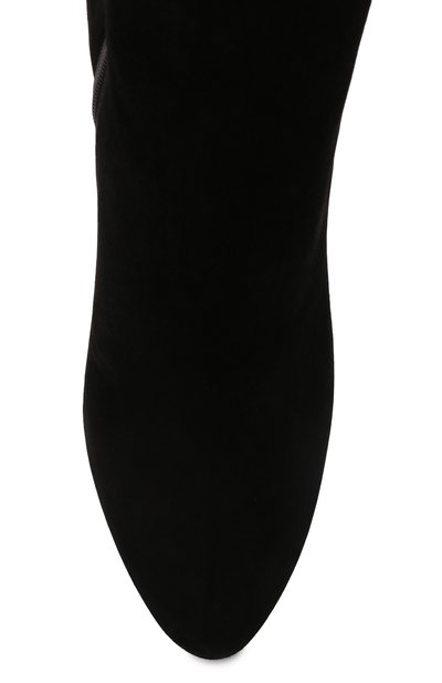 Замшевые ботильоны SAINT LAURENT, арт. 658151/27D00, фото 5