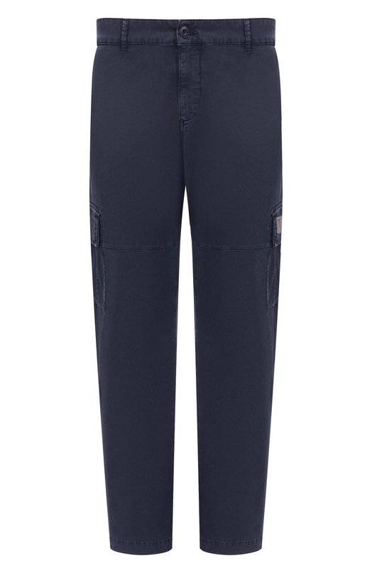 Хлопковые брюки-карго Aeronautica Militare PA1719UCT04332 Синий PA1719UCT04332