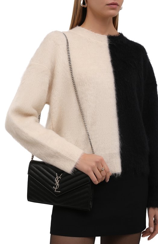 Клатч Monogram mini Saint Laurent 377828/B0W02 Чёрный  377828/B0W02 Фото 2