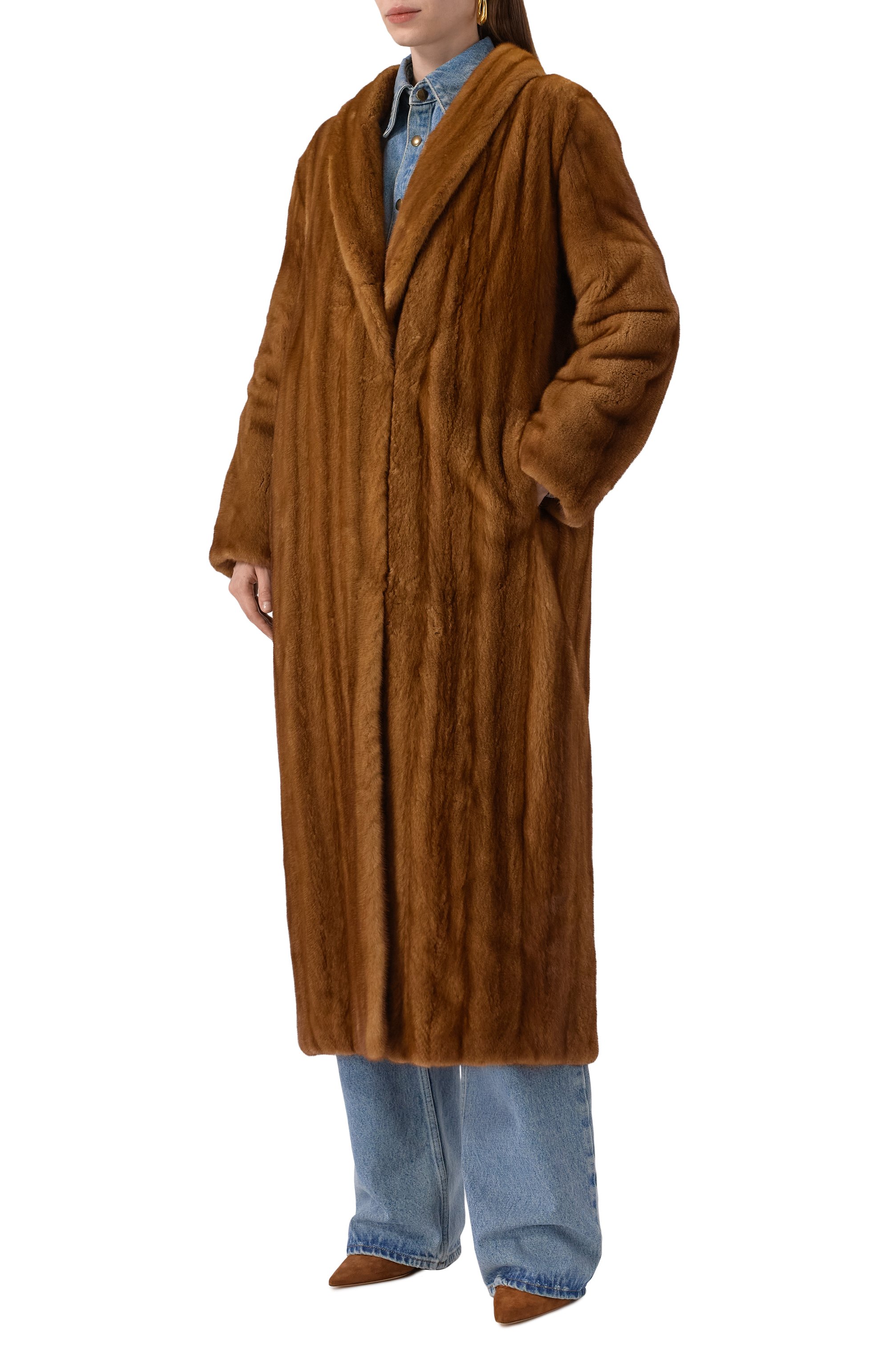 Шуба из меха норки GIULIA GURMAN, арт. J246G44, фото 3