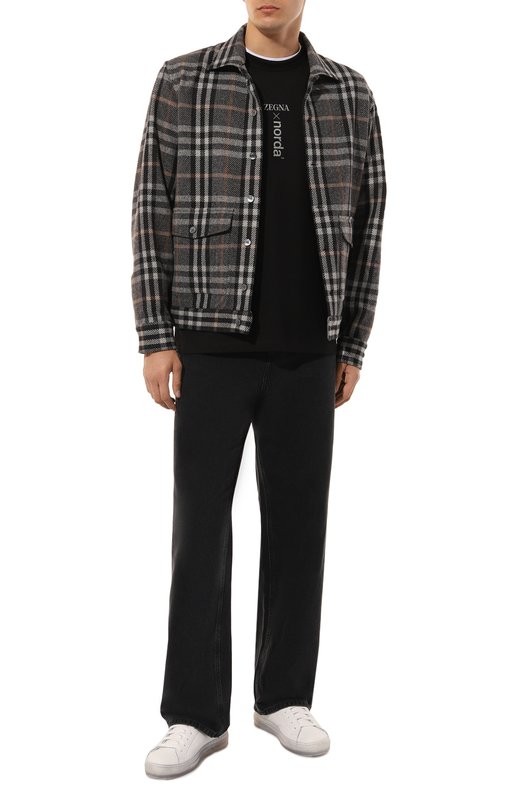 Хлопковая футболка Zegna x norda Zegna UB364A5/N0R71P001 Чёрный  UB364A5/N0R71P001 Фото 2
