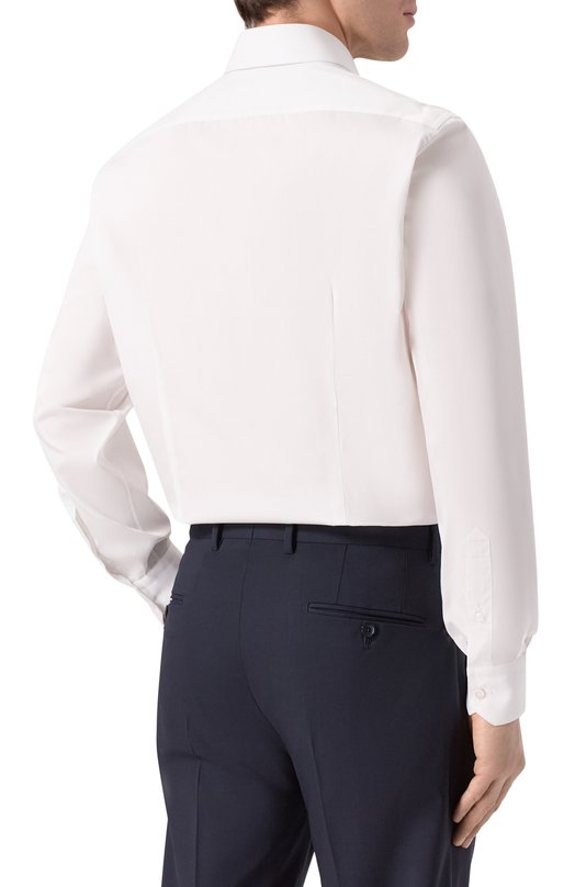 Хлопковая сорочка Zilli CLAA01M010012212U Белый  CLAA01M010012212U Фото 4