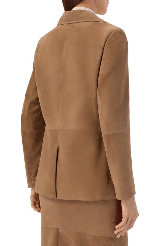 Замшевый жакет MVST M25.1PW.L011/L010 SUEDE Бежевый  M25.1PW.L011/L010 SUEDE Фото 4
