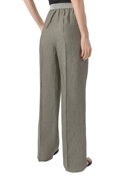 Льняные брюки AGNONA, арт. T70608/U3039, фото 4