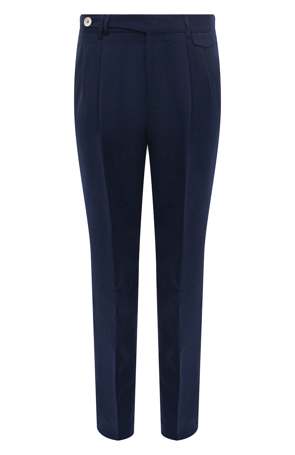 Брюки изо льна и шерсти BRUNELLO CUCINELLI, арт. MW494E1920, фото 1