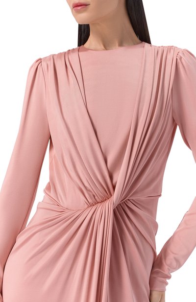 Платье из вискозы DOLCE & GABBANA розового цвета по цене 521500 руб., арт. F610IT/FUIBL, фото 4 Платье из вискозы DOLCE & GABBANA, арт. F610IT/FUIBL, фото 4