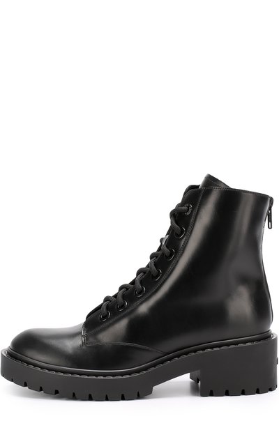 Кожаные ботинки на шнуровке KENZO, арт. F762BT341L62, фото 3