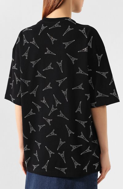 Хлопковая футболка BALENCIAGA, арт. 571205/TEV35, фото 4